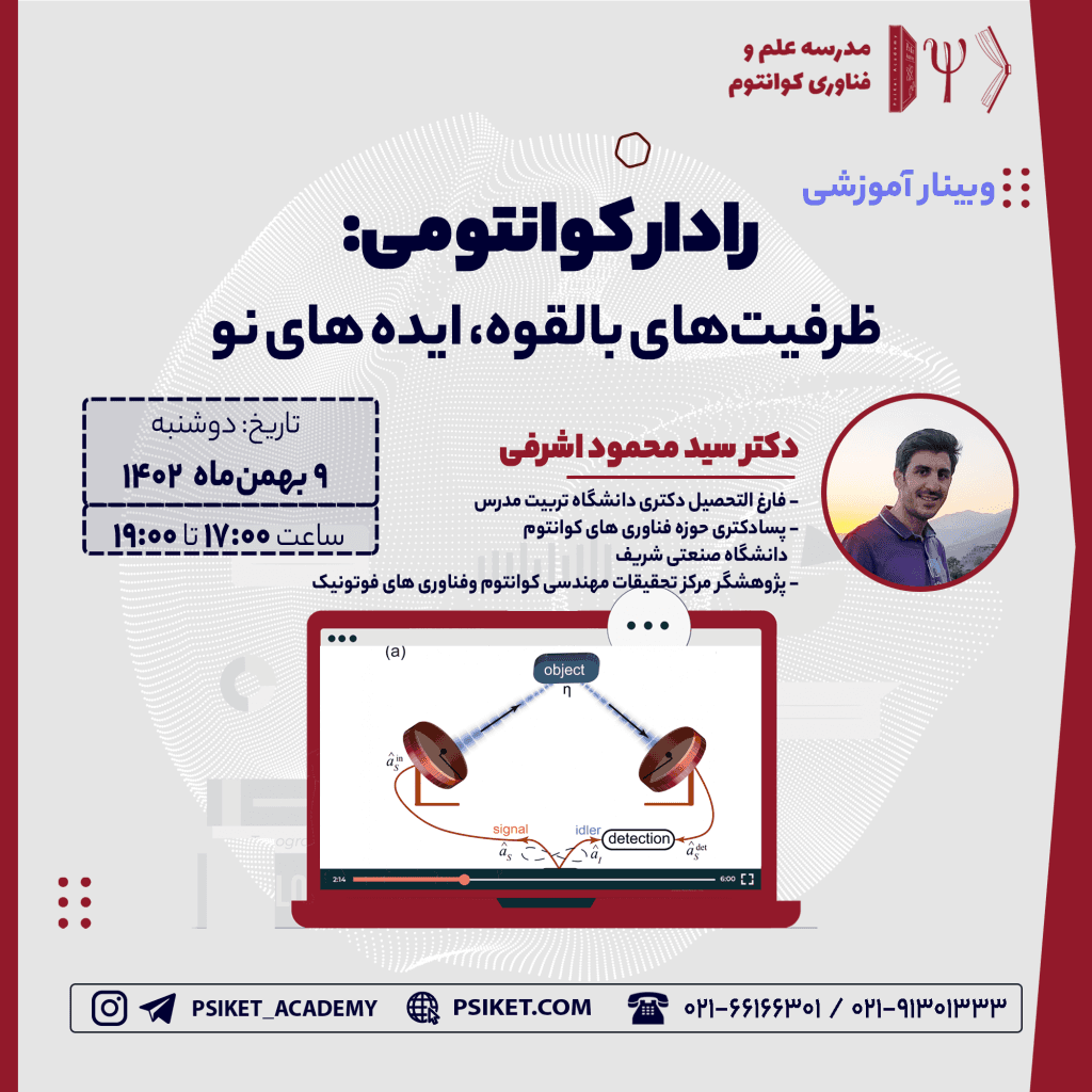 رادار کوانتومی: ظرفیتهای بالقوه، ایده های نو